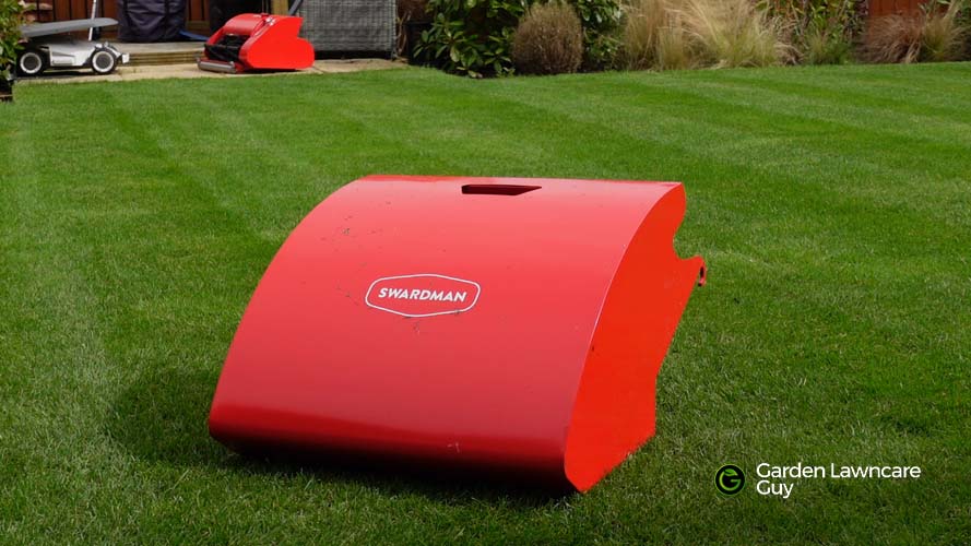 Mowing the lawn in september