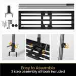 how to assemble a lawn level rake