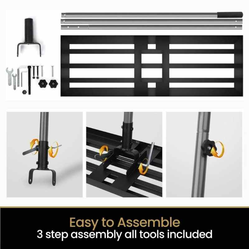 how to assemble a lawn level rake