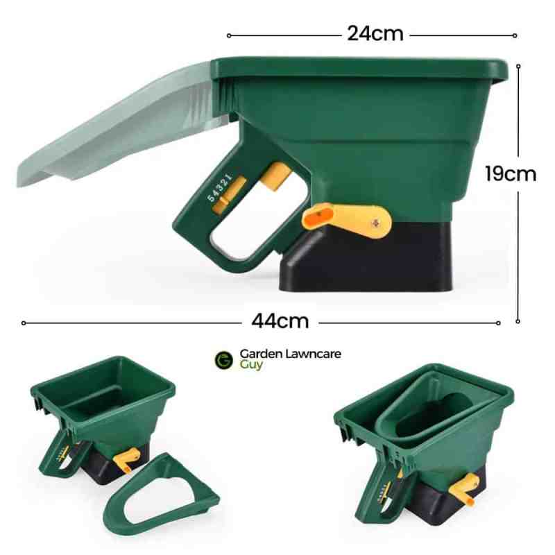 lawn rotary spreader dimensions