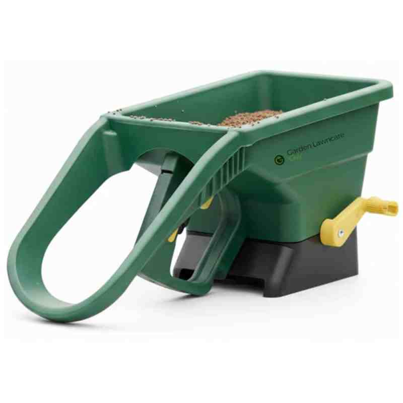 hand held rotary garden spreader