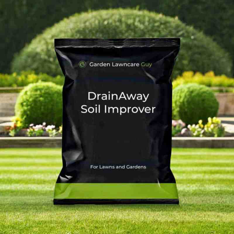 soil improver in a garden