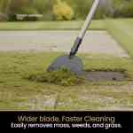 moss scraper for garden patios and driveways