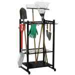 metal garden tool organiser stand