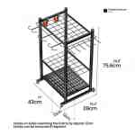 garage storage rack dimensions