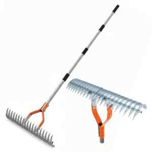 manual lawn scarifier and thatch rake