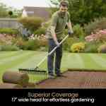 bow rake for laying turf